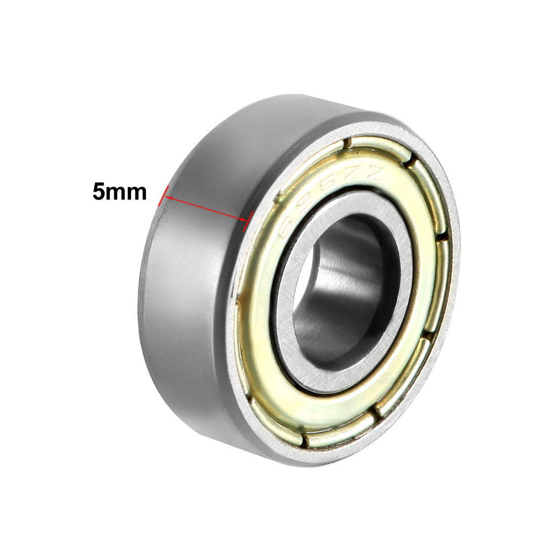 Harfington Deep Groove Ball Bearings Metric Double Shield High Carbon Steel Z1 Level