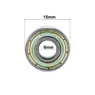 Harfington Deep Groove Ball Bearings Metric Double Shield High Carbon Steel Z1 Level