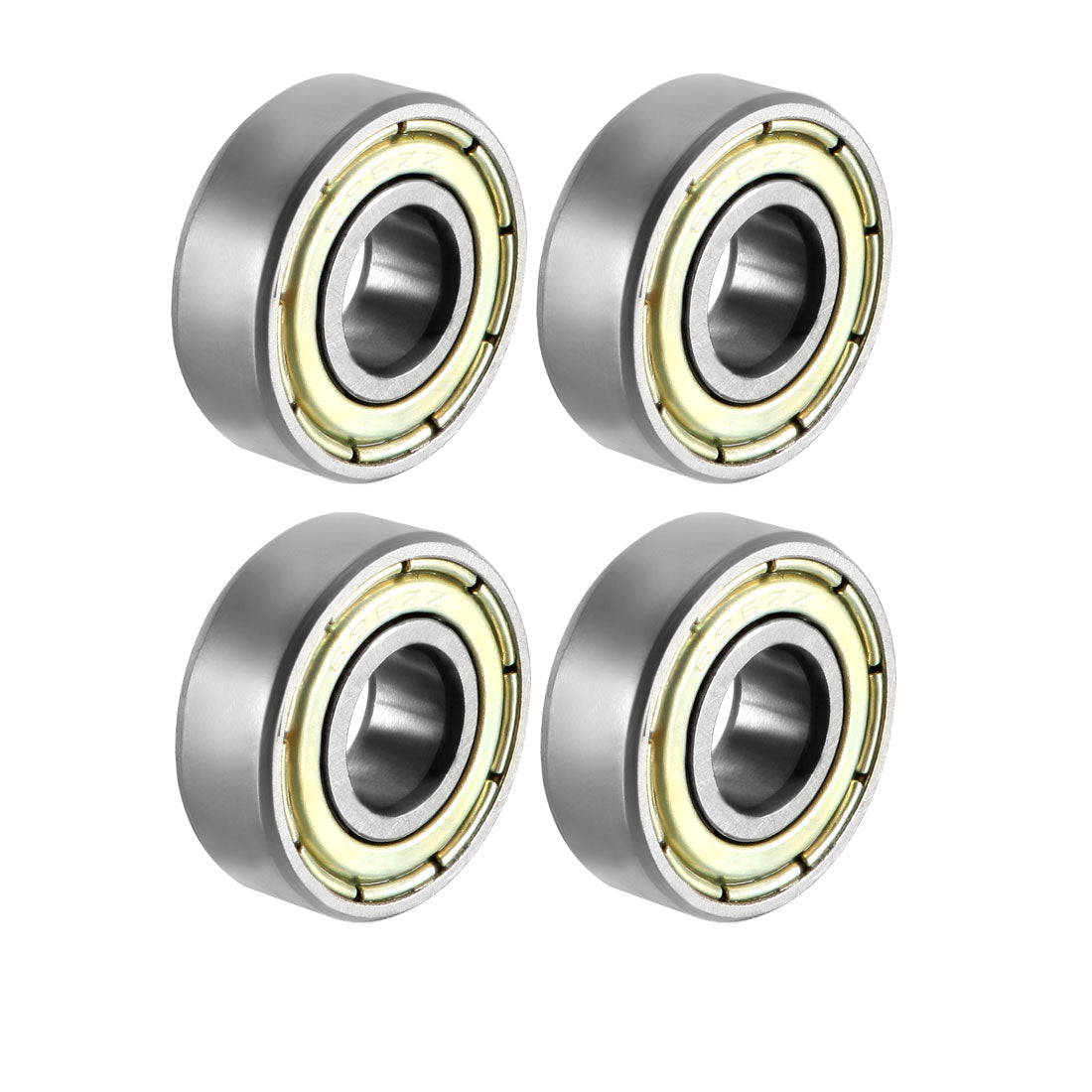 Harfington Deep Groove Ball Bearings Metric Double Shield High Carbon Steel Z1 Level