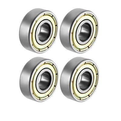 Harfington Deep Groove Ball Bearings Metric Double Shield High Carbon Steel Z1 Level
