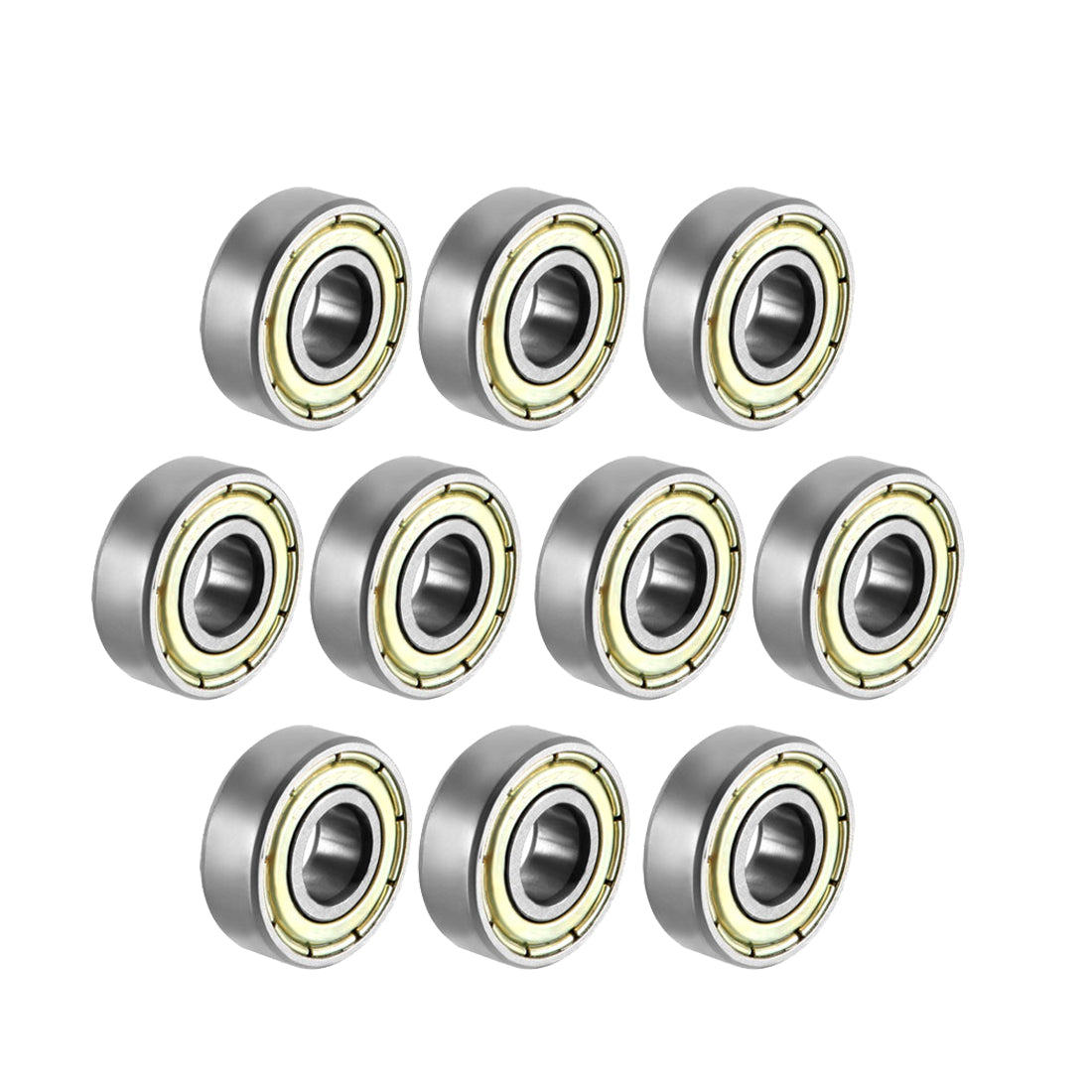 Harfington Deep Groove Ball Bearings Metric Double Shielded High Carbon Steel Z1