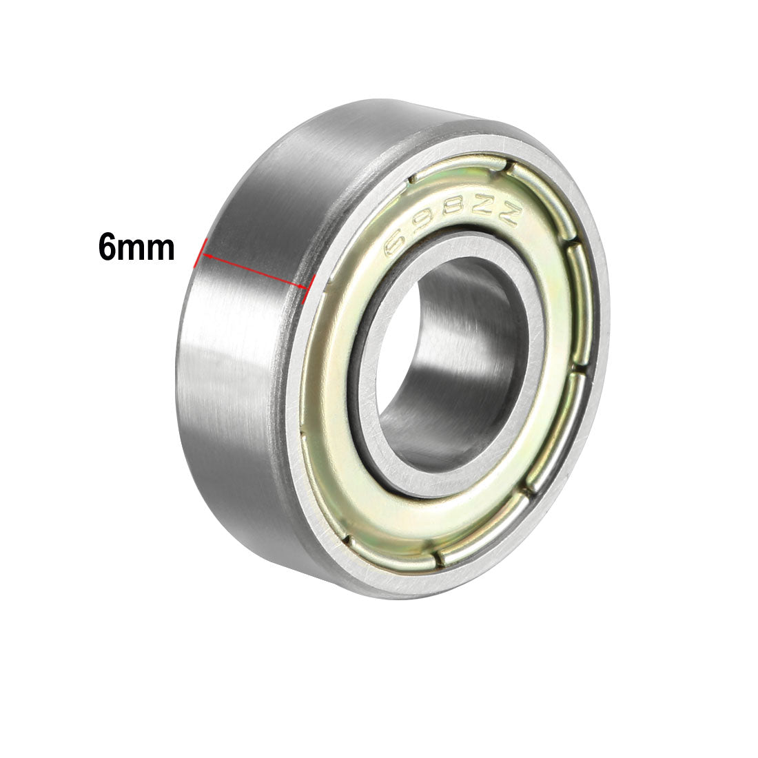 Harfington Deep Groove Ball Bearings Metric Double Shield High Carbon Steel Z1 Level