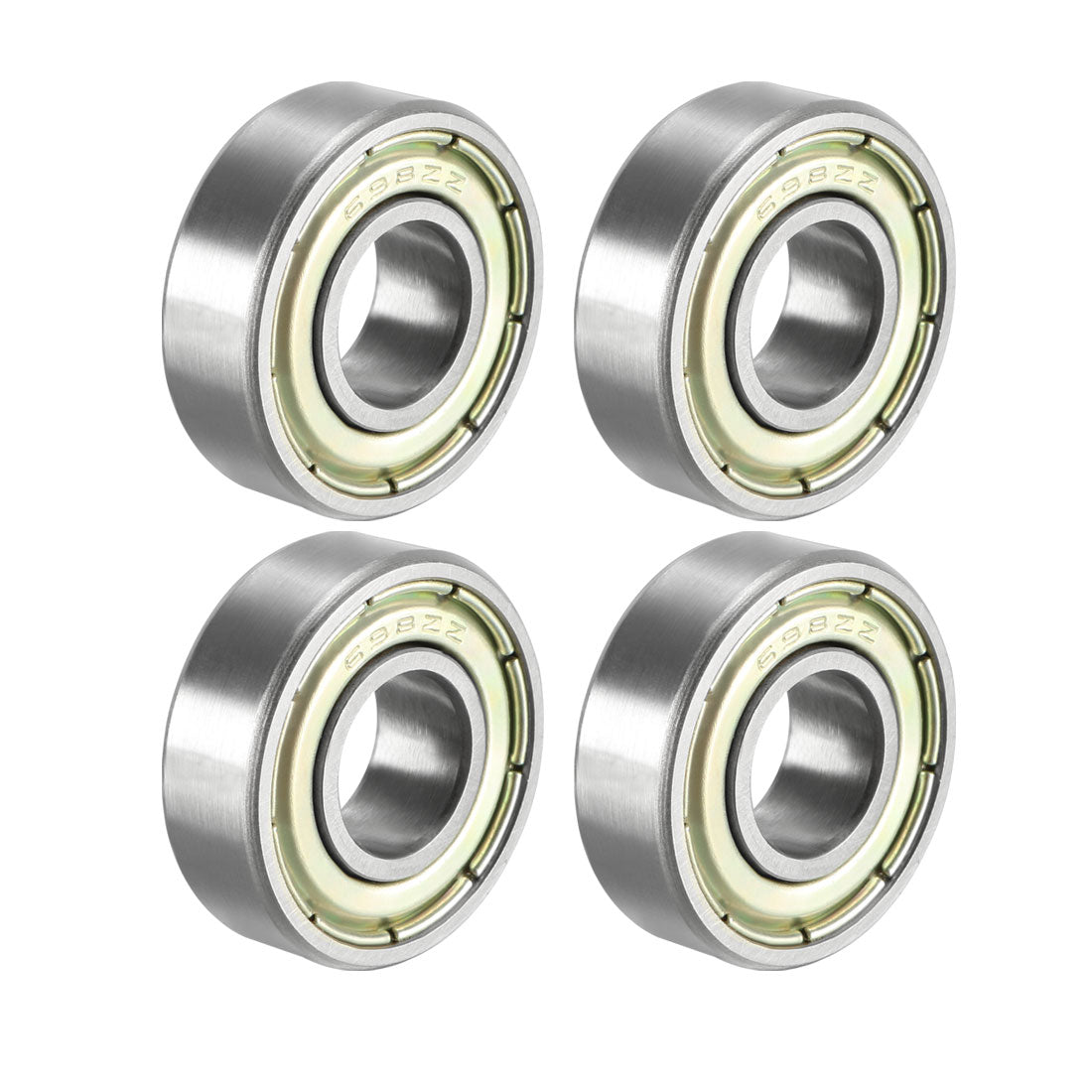 Harfington Deep Groove Ball Bearings Metric Double Shield High Carbon Steel Z1 Level