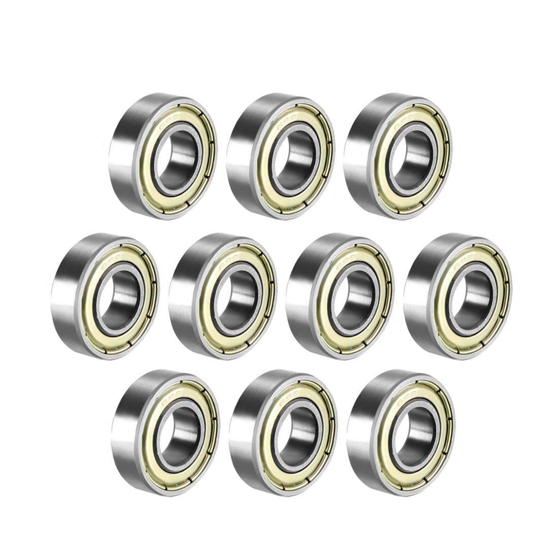 Harfington Deep Groove Ball Bearings Metric Double Shielded High Carbon Steel Z1