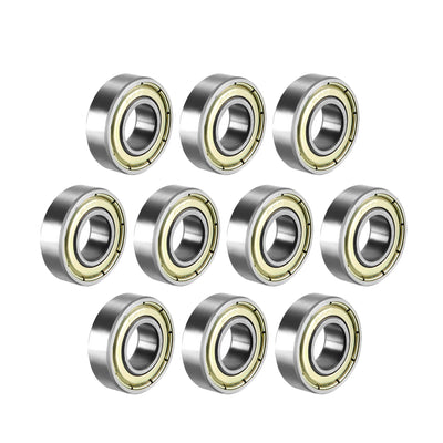 Harfington Deep Groove Ball Bearings Metric Double Shielded High Carbon Steel Z1