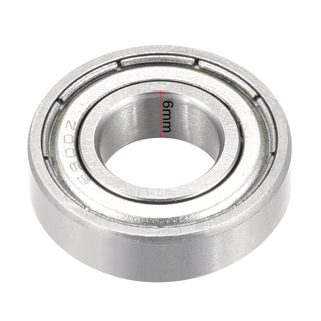 Harfington Deep Groove Ball Bearing 6900Z Single Shield, 10mm x 22mm x 6mm Chrome Steel Bearings