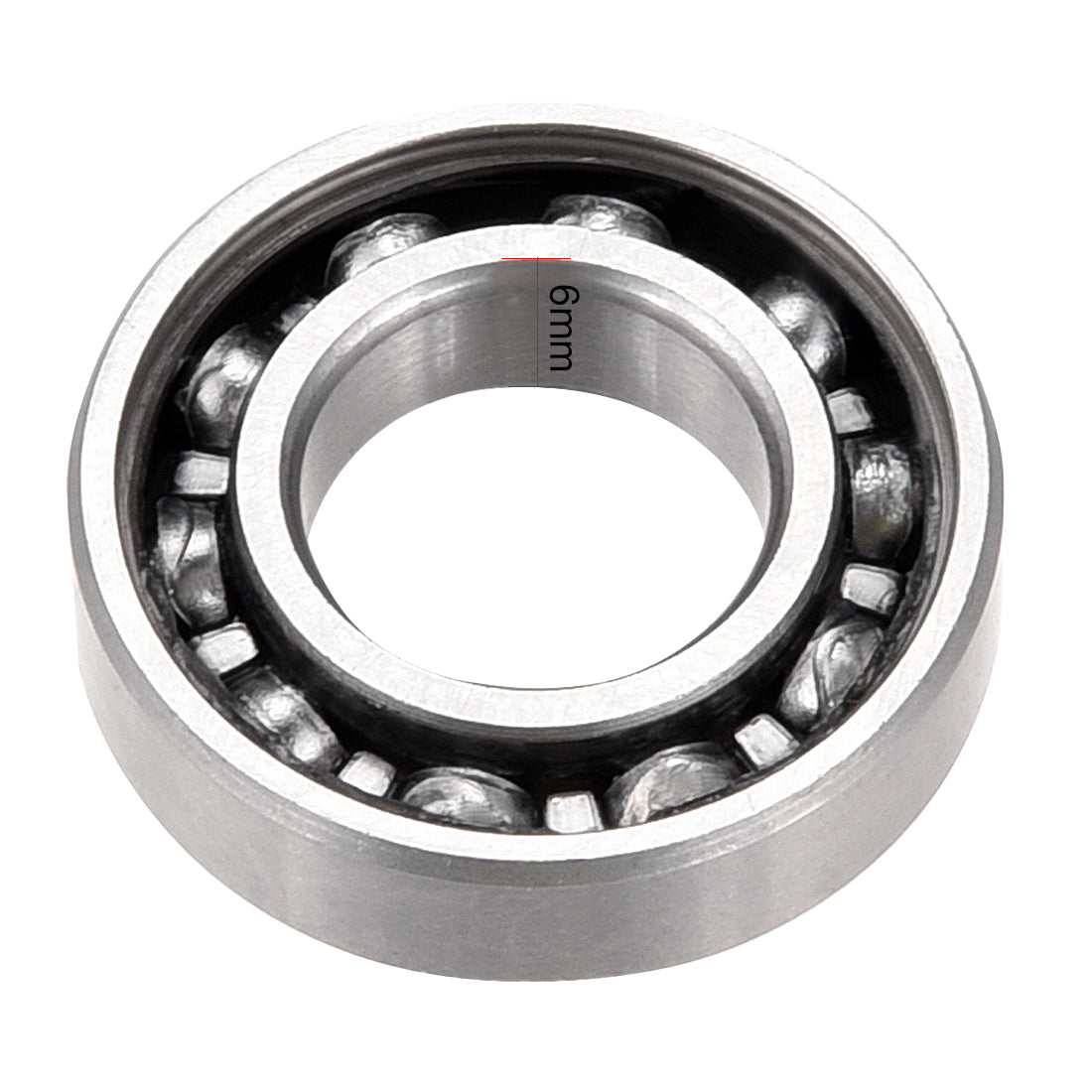 Harfington Deep Groove Ball Bearings Metric Single Shielded Chrome Steel ABEC1 Z2