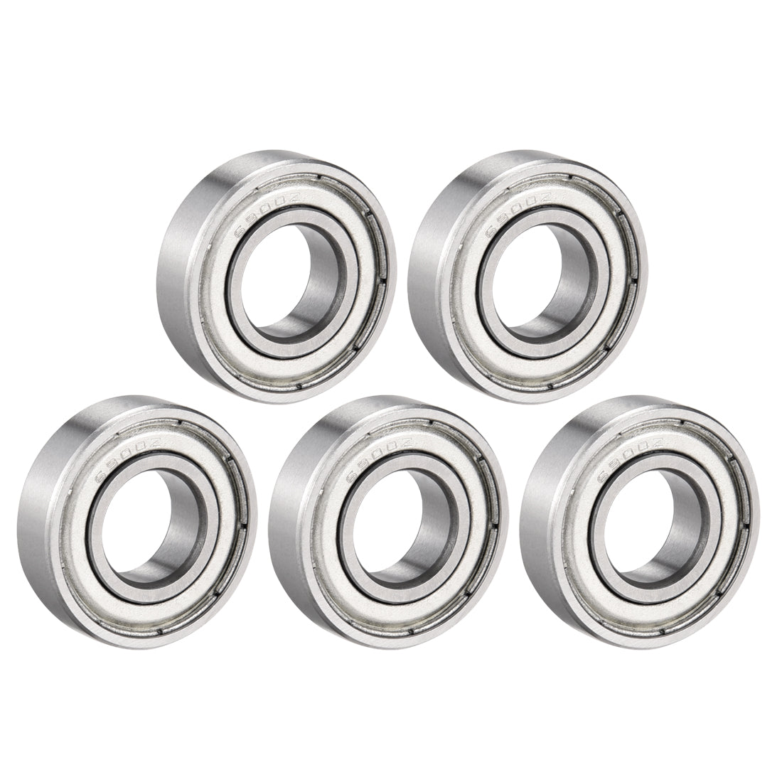 uxcell Uxcell Deep Groove Ball Bearings Metric Double Shielded Chrome Steel Roller Z2