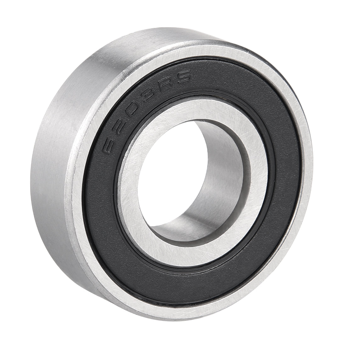 Harfington Deep Groove Ball Bearing 6203RS Single Sealed, 17mm x 40mm x 12mm Chrome Steel Bearings