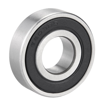 Harfington Deep Groove Ball Bearing 6203RS Single Sealed, 17mm x 40mm x 12mm Chrome Steel Bearings