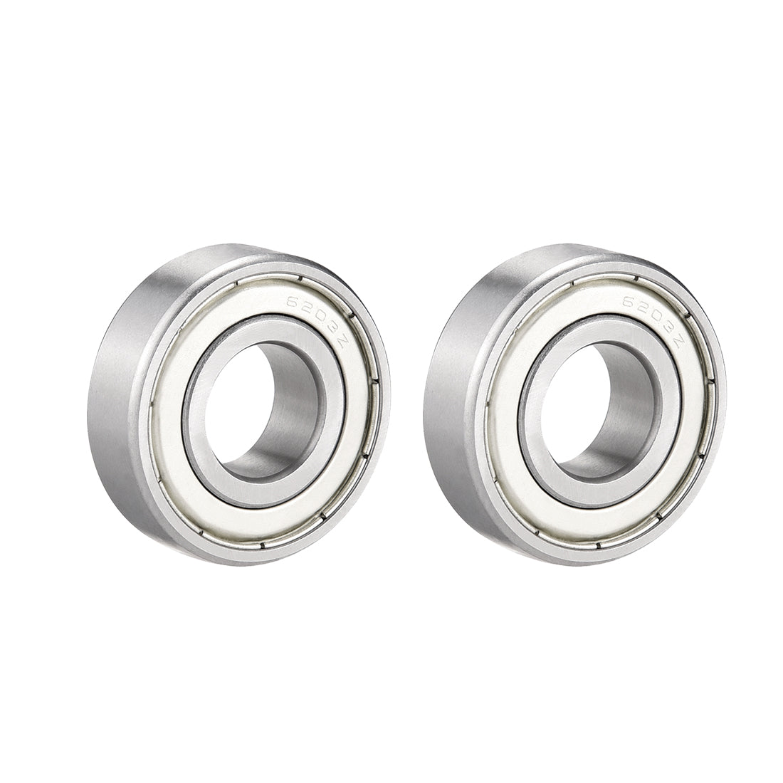 Harfington Deep Groove Ball Bearings Metric Single Shielded Chrome Steel P0 Z2