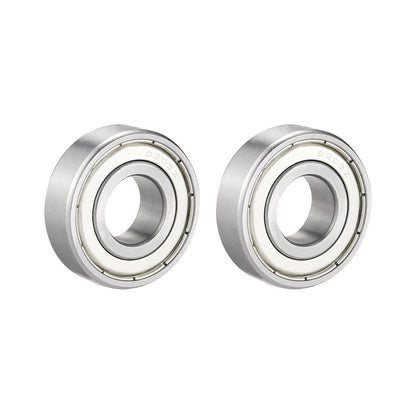 Harfington Deep Groove Ball Bearings Metric Single Shielded Chrome Steel P0 Z2