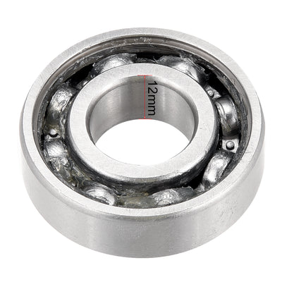 Harfington Deep Groove Ball Bearings Metric Single Shielded Chrome Steel ABEC1 Z2