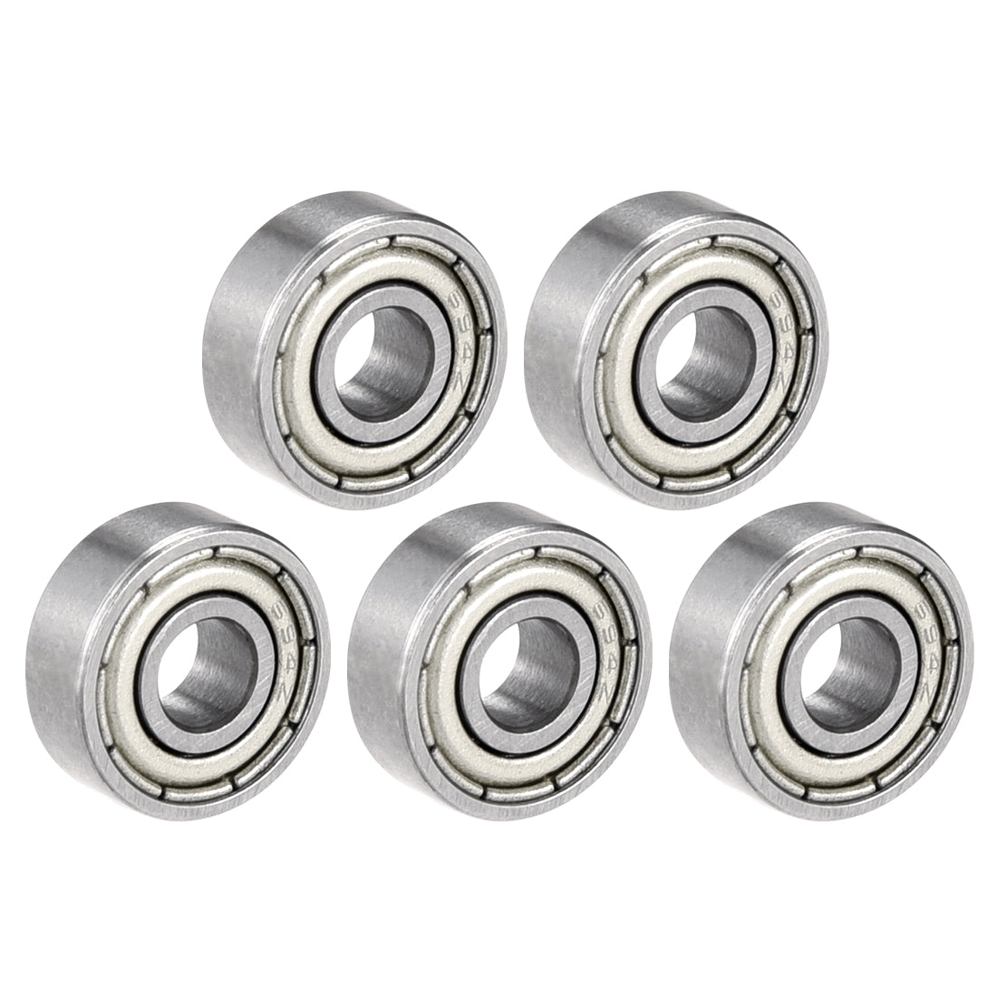 uxcell Uxcell Deep Groove Ball Bearings Metric Double Shielded Chrome Steel Roller Z2