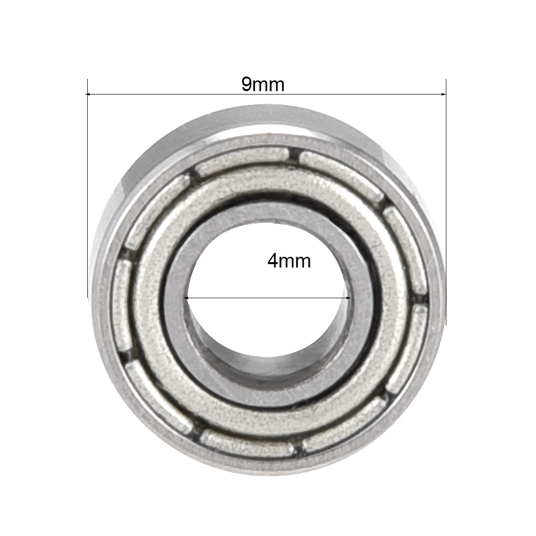 uxcell Uxcell Deep Groove Ball Bearings Metric Double Shielded Chrome Steel Roller Z2