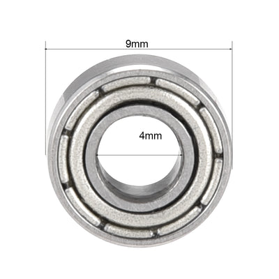 Harfington Uxcell Deep Groove Ball Bearings Metric Double Shielded Chrome Steel Roller Z2