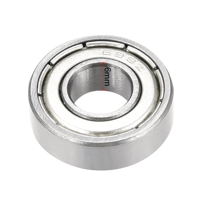 Harfington Uxcell Deep Groove Ball Bearings Metric Double Shielded Chrome Steel Roller Z2