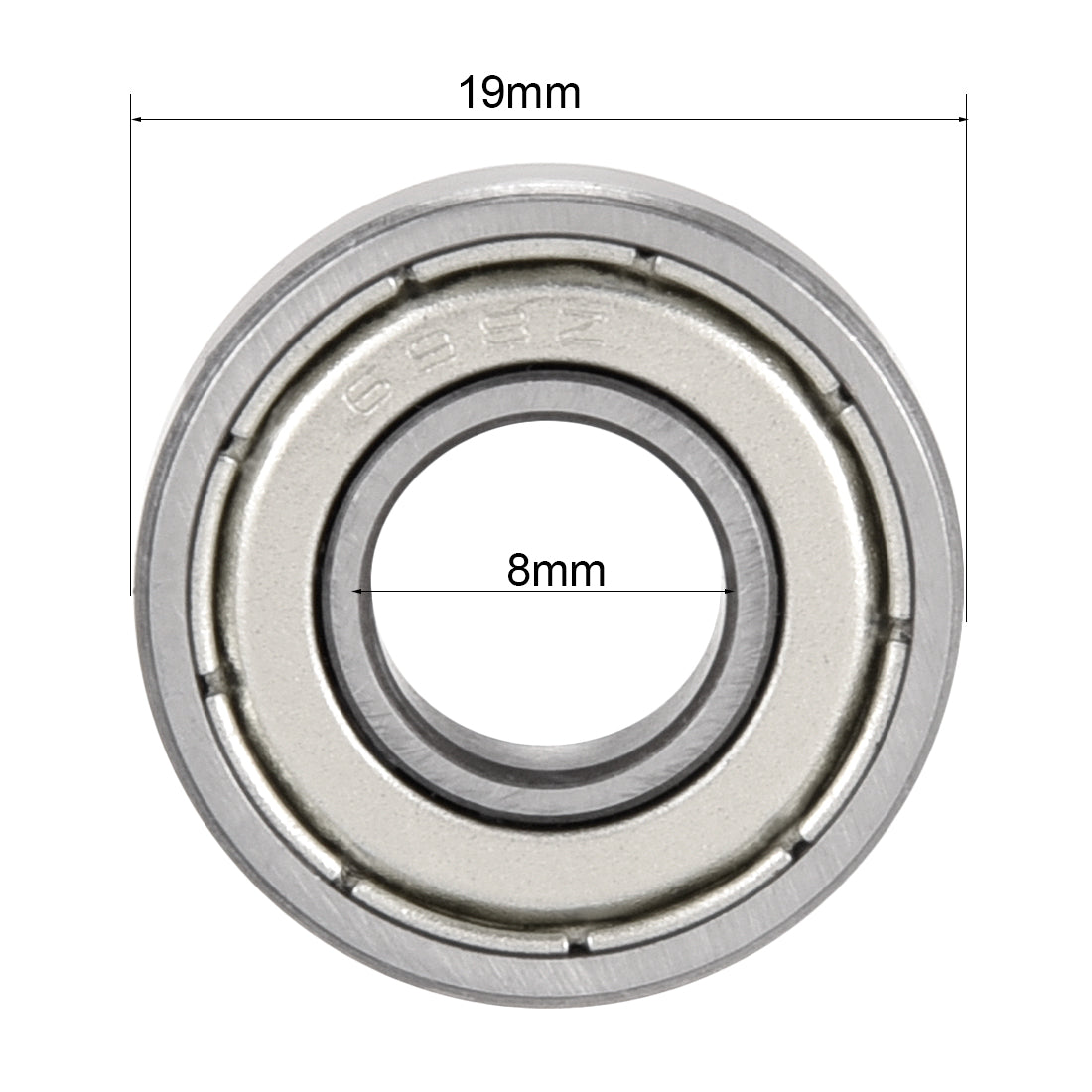 uxcell Uxcell Deep Groove Ball Bearings Metric Double Shielded Chrome Steel Roller Z2