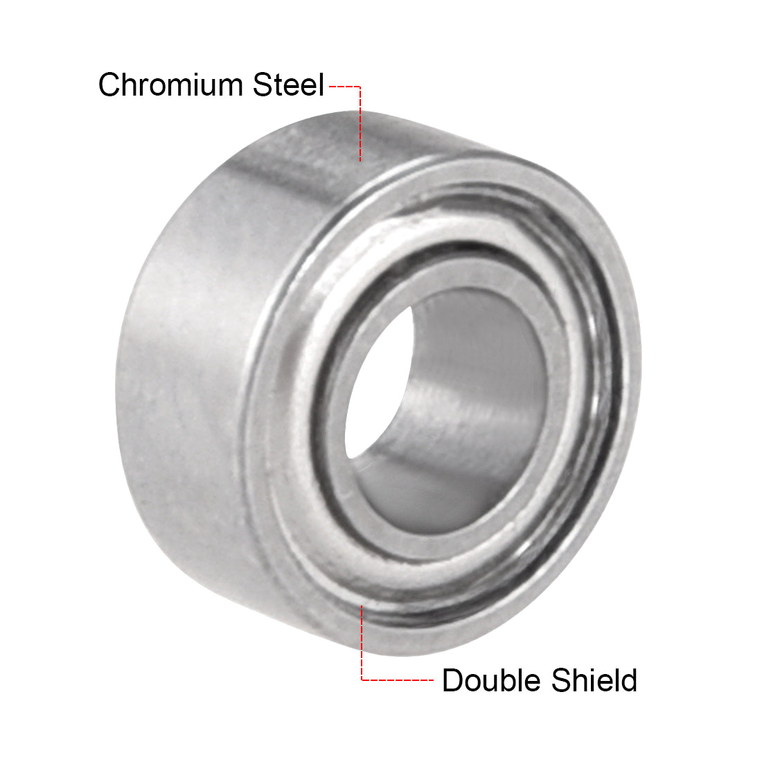 uxcell Uxcell Deep Groove Ball Bearings Metric Double Shielded Chrome Steel Roller Z2