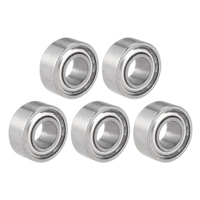 Harfington Uxcell Deep Groove Ball Bearings Metric Double Shielded Chrome Steel Roller Z2