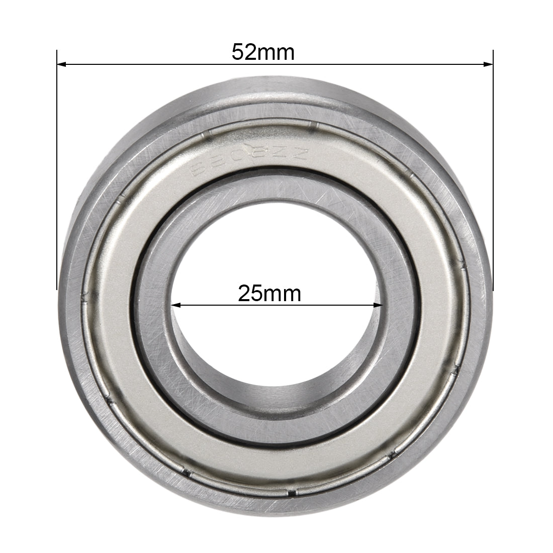 uxcell Uxcell Deep Groove Ball Bearings Inch Double Shielded Chrome Steel ABEC1 Z2