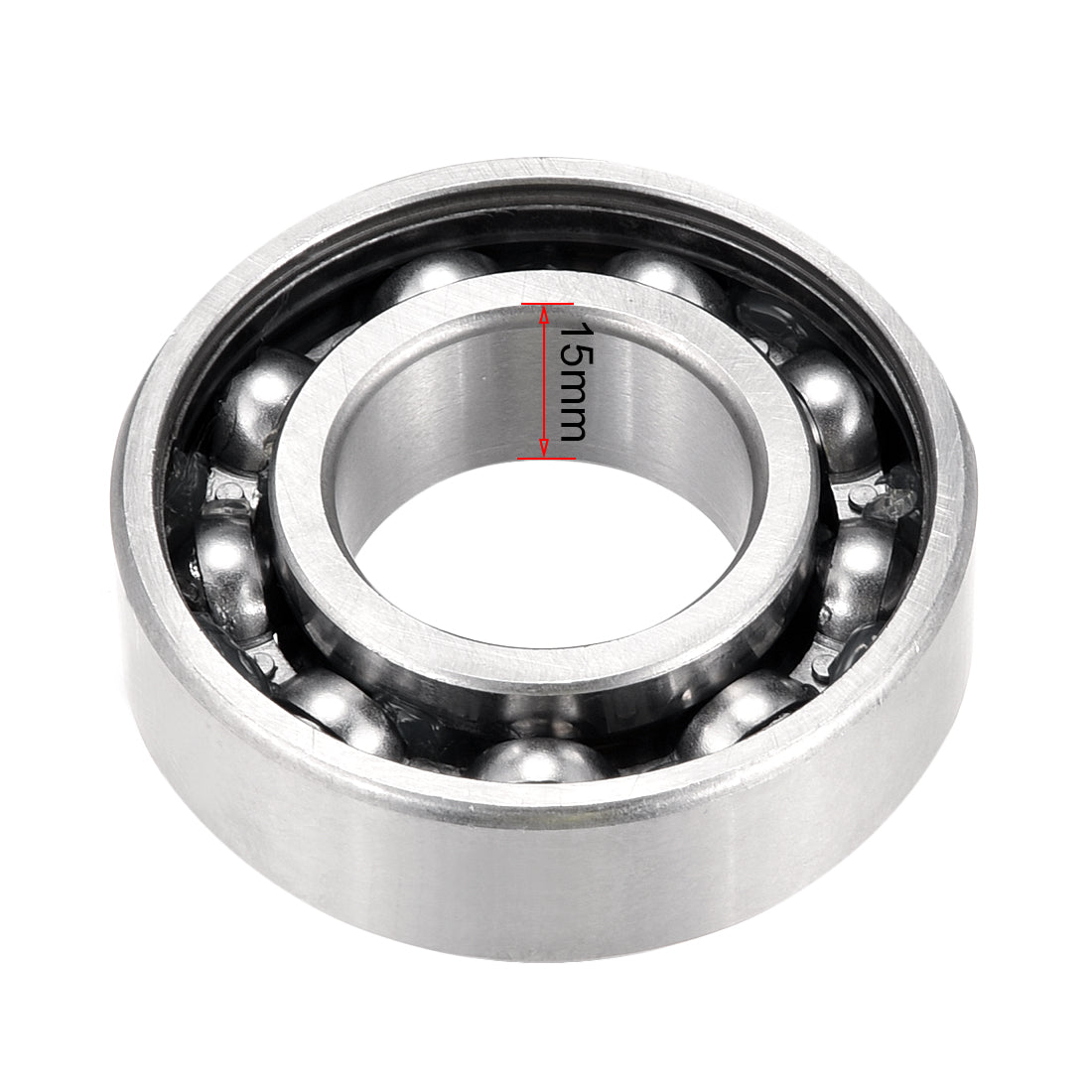 Harfington 3pcs Deep Groove Ball Bearing 6205RS Single Sealed, 25mm x 52mm x 15mm Chrome Steel Bearings