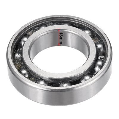 Harfington 2pcs Deep Groove Ball Bearing 6006RS Single Sealed, 30mm x 55mm x 13mm Chrome Steel Bearings