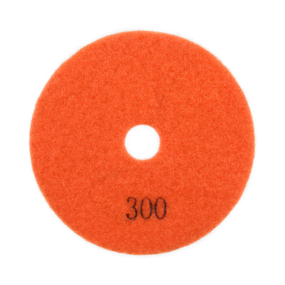 Harfington Diamond Polishing Sanding Grinding Pads Discs 4 Inch Grit 300 10 Pcs for Granite Concrete Stone Marble