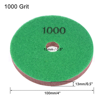 Harfington 4 Inch Fiber Polishing Buffing Wheel Sanding Disc
