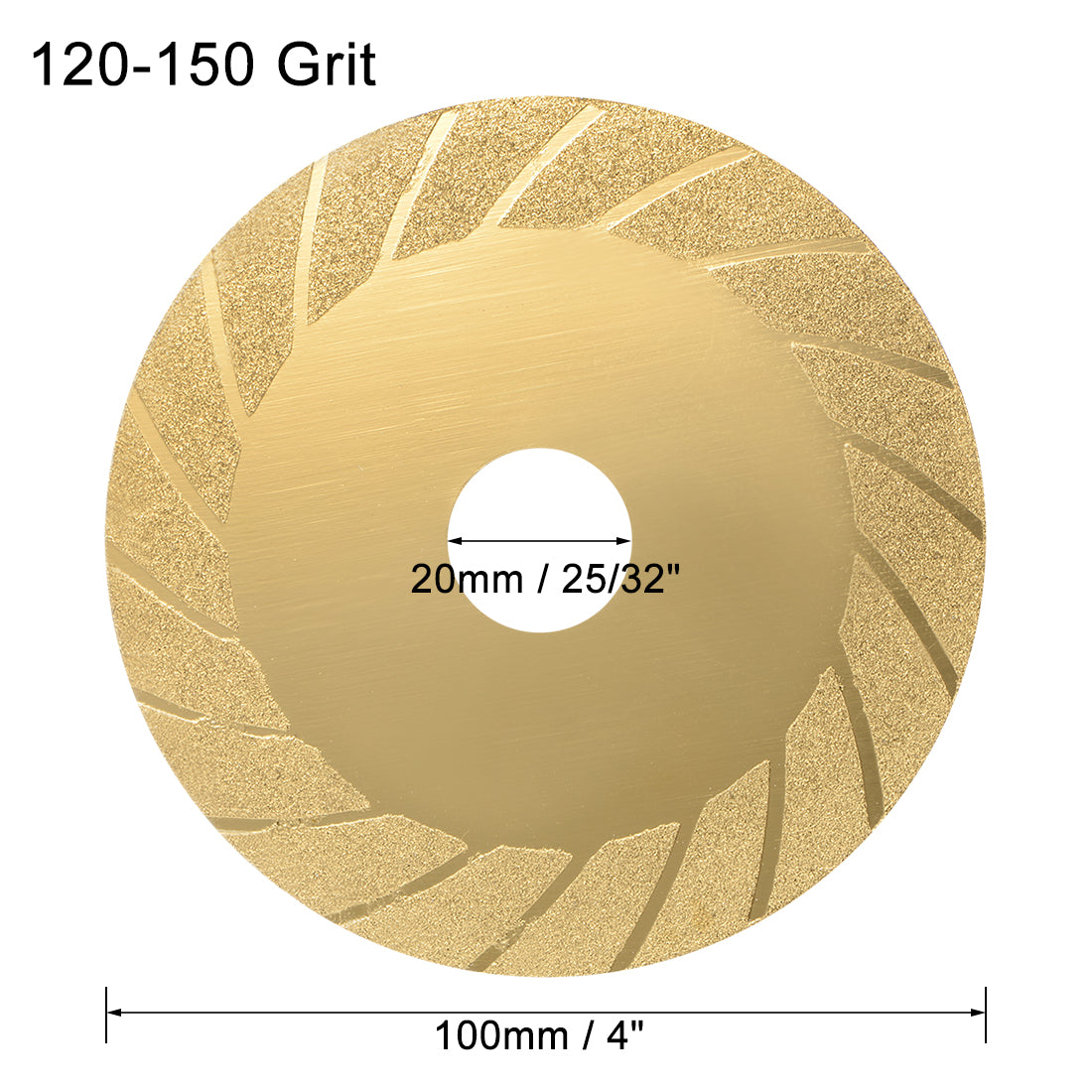 Harfington 4'' Diamond Grinding Wheel Polishing Cutting Disc