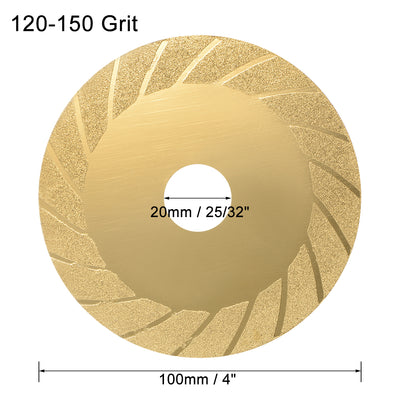 Harfington 4'' Diamond Grinding Wheel Polishing Cutting Disc