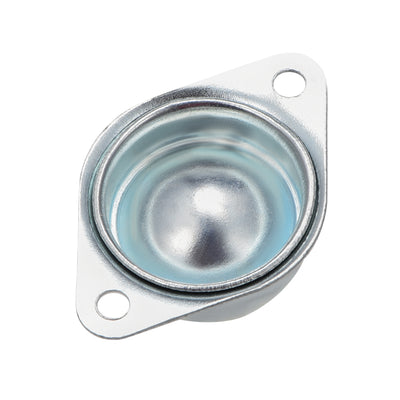 Harfington Ball Transfer Bearing Unit 5/8 Inch 1 Inch Load Flange Mounted Bearing Steel for Transmission 2pcs