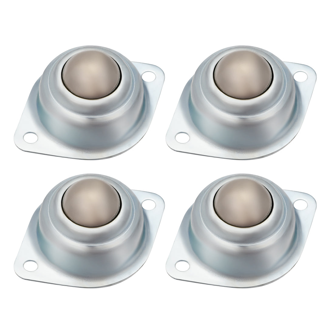 Harfington Ball Transfer Units CY-25A Flange Mounted 1 inch Roller Ball Transfer Bearing Casters 66lb Capacity 4 Pcs