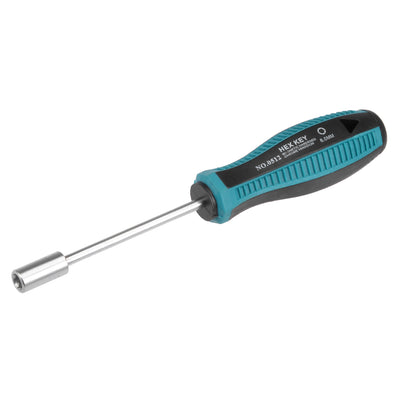 Harfington Non-Magnetic Tip Six Point Hex Nut Driver with Round Shaft