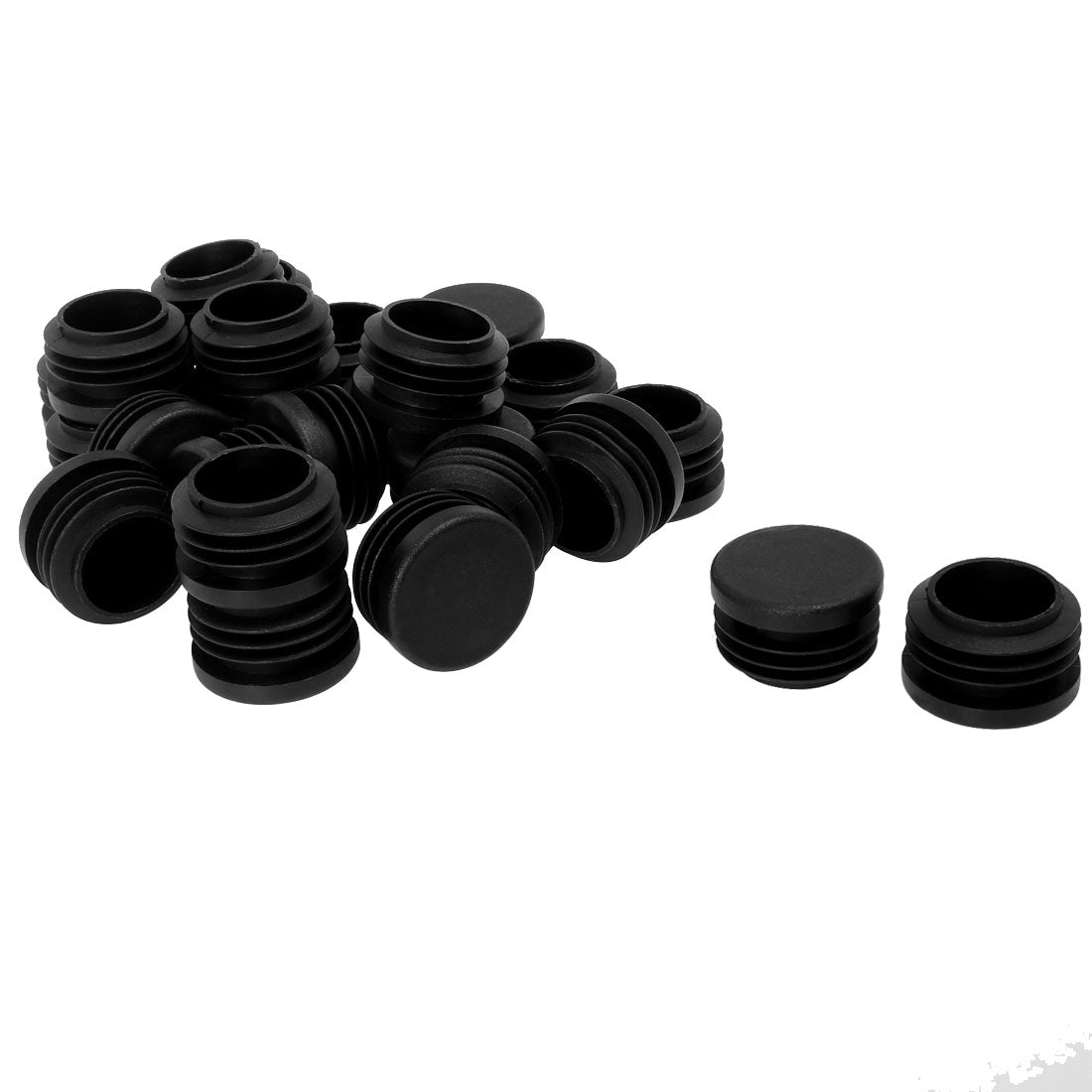 Harfington 1 1/4" 1,26" OD Kunststoffrohreinsätze Rohrkappen 25 Stück, 1,14"-1,22" Innendurchmesser, Blindabdeckung für Tischbeine für zu Hause
