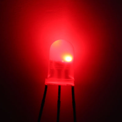 Harfington 140pcs 5mm Red Green Misty Common Cathode LED Diode Light Round 20mA Super Bright Bulb Lighting Lamp Electronic Components Light Emitting Diodes