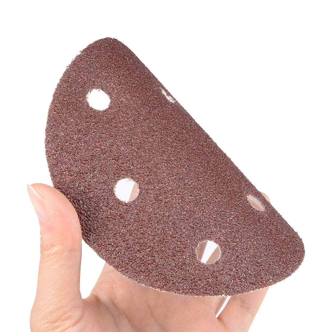Harfington 5'' 8-hole Hook Loop Sanding Disc Flock Sandpaper