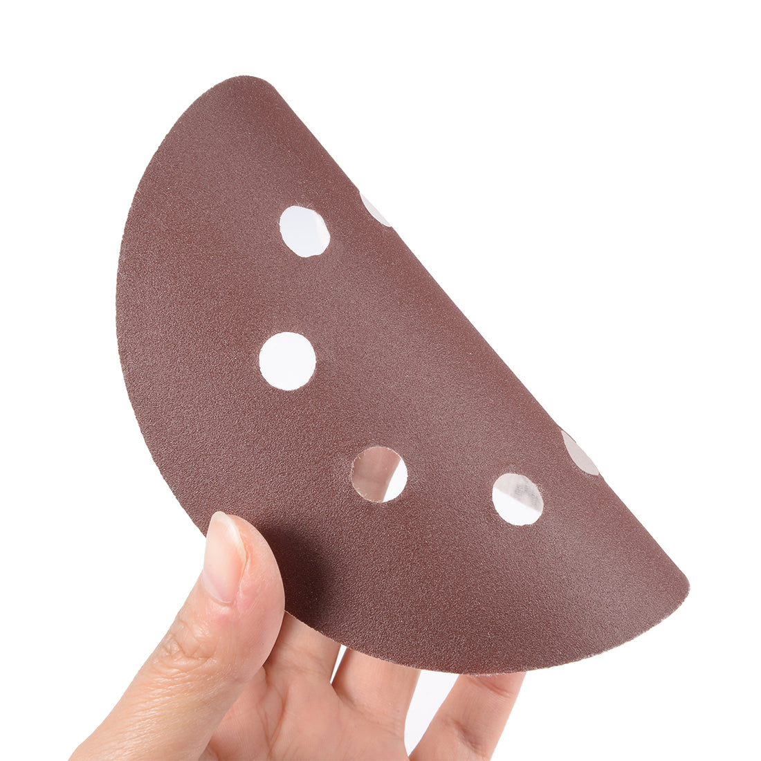 Harfington 5'' 8-hole Hook Loop Sanding Disc Flock Sandpaper