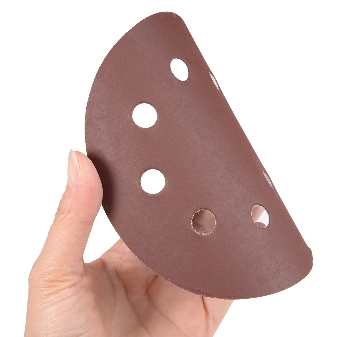 Harfington 5'' 8-hole Hook Loop Sanding Disc Flock Sandpaper