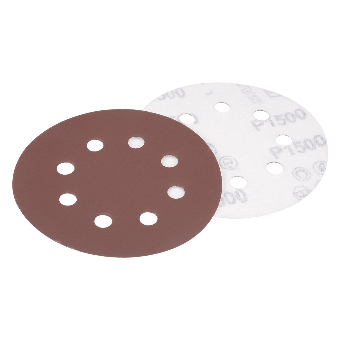 Harfington 5'' 8-hole Hook Loop Sanding Disc Flock Sandpaper