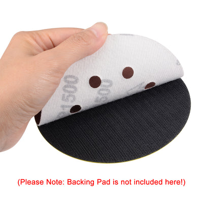 Harfington 5'' 8-hole Hook Loop Sanding Disc Flock Sandpaper