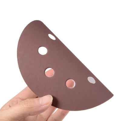 Harfington 5'' 8-hole Hook Loop Sanding Disc Flock Sandpaper