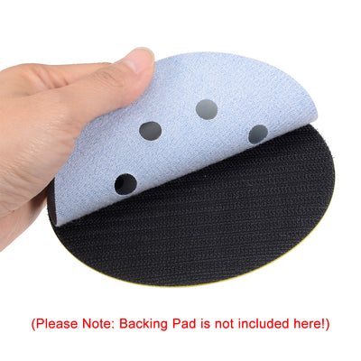 Harfington 5'' 8-hole Hook Loop Sanding Disc Flock Sandpaper