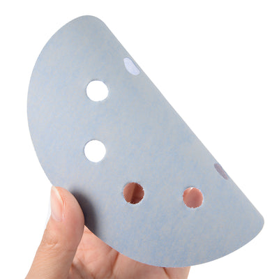 Harfington 5'' 8-hole Hook Loop Sanding Disc Flock Sandpaper