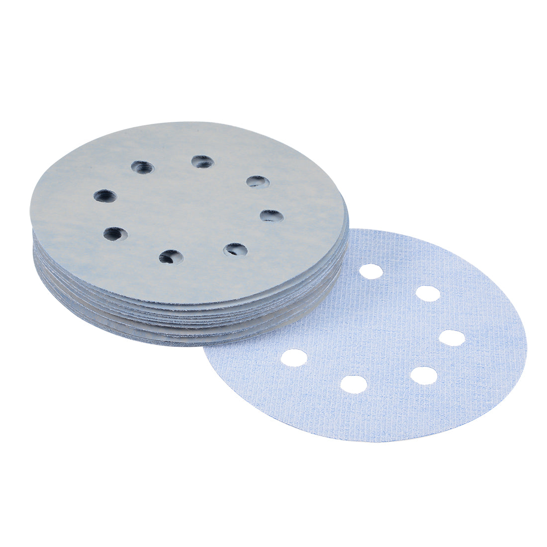 Harfington 20Pcs 5 Inch 8 Hole Hook and Loop Sanding Disc 5000 Grit Flocking Sandpaper Random Orbital Sander Paper