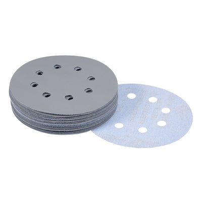 Harfington 5'' 8-hole Hook Loop Sanding Disc Flock Sandpaper