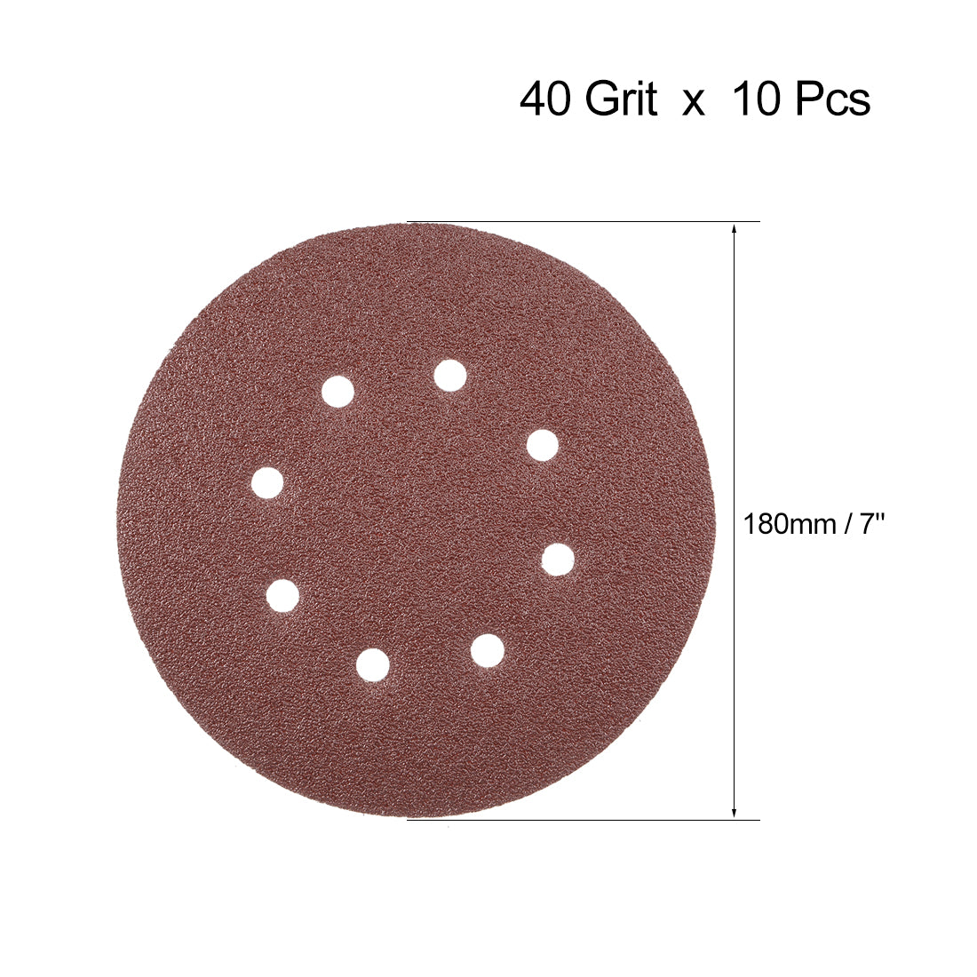 Harfington 8-hole Hook Loop Sanding Disc Flock Sandpaper