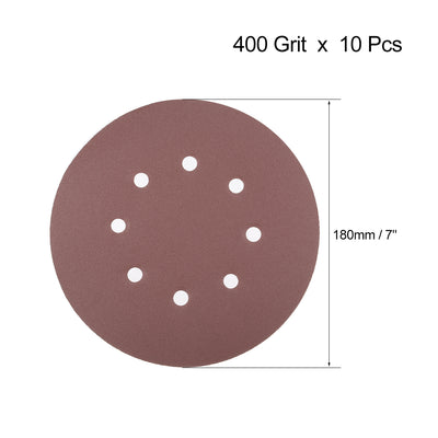 Harfington 8-hole Hook Loop Sanding Disc Flock Sandpaper
