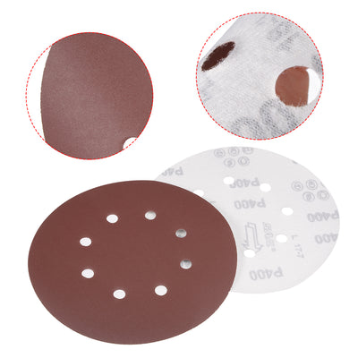 Harfington 8-hole Hook Loop Sanding Disc Flock Sandpaper