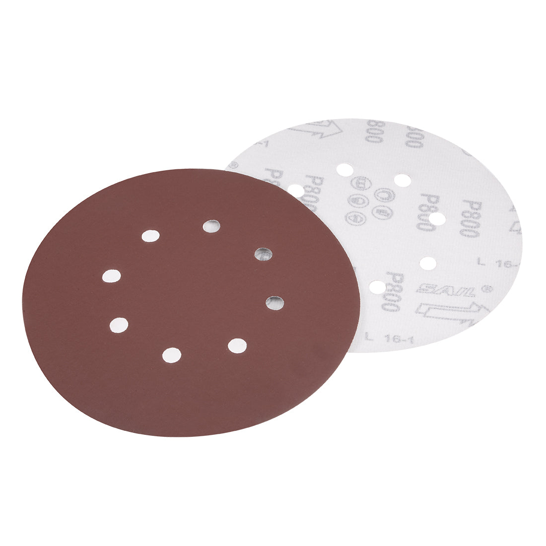 Harfington 8-hole Hook Loop Sanding Disc Flock Sandpaper